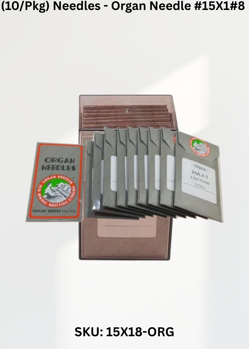 Needles - Organ Needle #15X1#8(10/PKG)