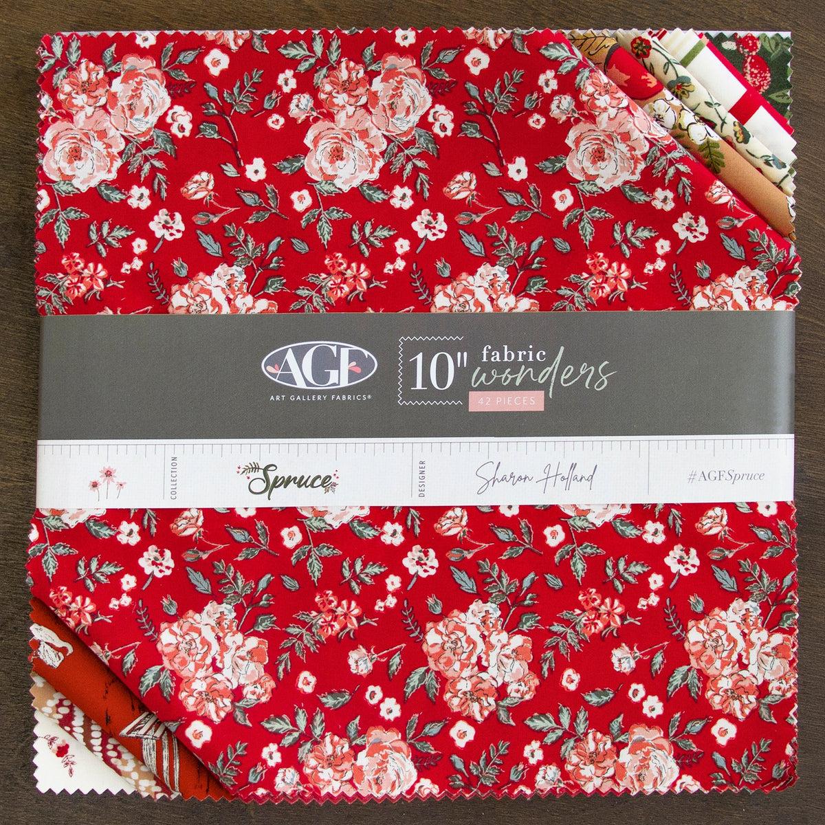 Spruce 10" Fabric Squares - 42pc