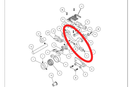 Feeding Parts-AR For KM 921, KM 921 AR Agm Special Automatic Straight/Curved Waistband Machine - Empenzo Automated Sewing Systems