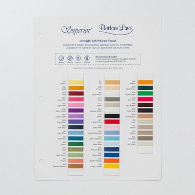 Superior Threads Bottom Line Thread Card