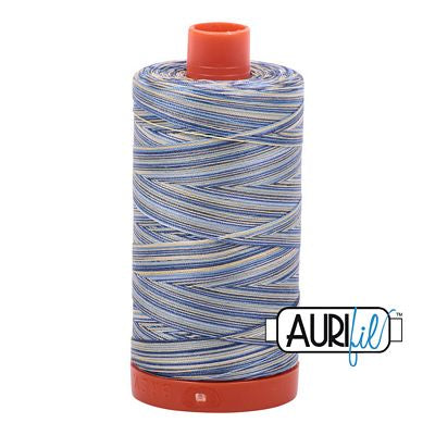 Aurifil Vari Mako Thread 50wt 1300m 6ct Lemon Blueberry