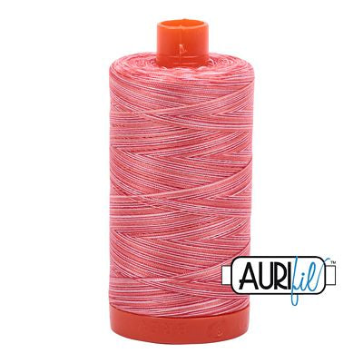 Aurifil Vari Mako Thread 50wt 1300m 6ct Spotted Pinks