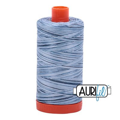 Aurifil Vari Mako Thread 50wt 1300m 6ct Stonewash Blues