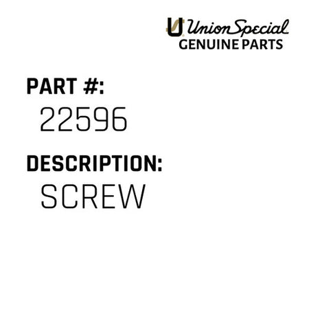 Screw - Union Special #22596