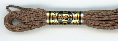 DMC Embroidery Floss 8.7yd 12ct Dark Driftwood