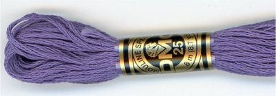 DMC Embroidery Floss 8.7yd 12ct Blueberry