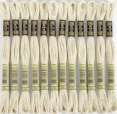 DMC Embroidery Floss 8.7yd 12ct Winter White
