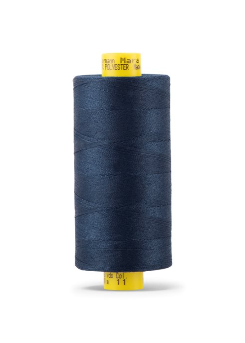Gutermann Mara 100 Poly Core Thread – Poly-Wrapped Polyester, Tex 30, 1,093 Yards