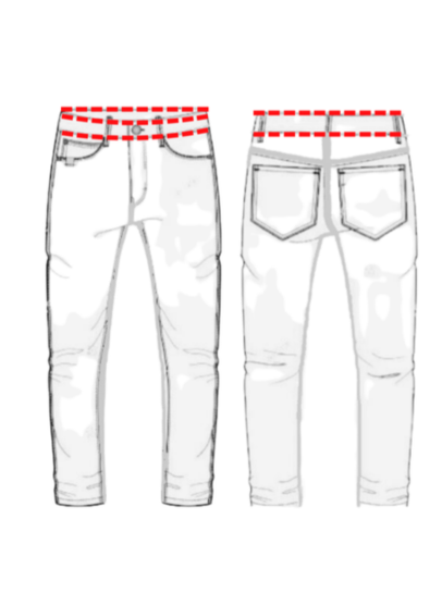 AGM Special Straight and Curved Waistband Automat Machine