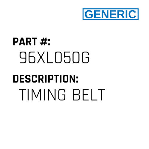 Timing Belt - Generic #96XL050G