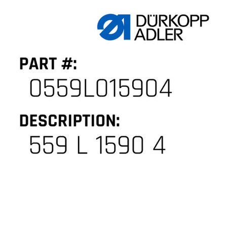 559 L 1590 4 - Dürkopp Adler #0559 L01590 4