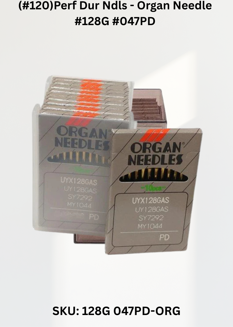 (#120)Perf Dur Ndls - Organ Needle #128G #047PD