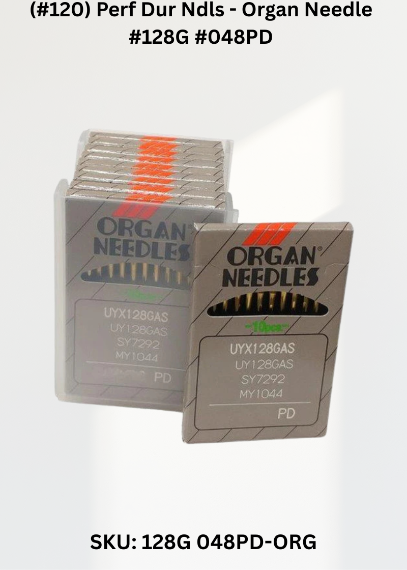 (#120) Perf Dur Ndls - Organ Needle #128G #048PD