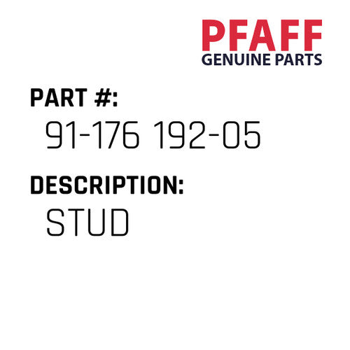 Stud - Pfaff #91-176 192-05