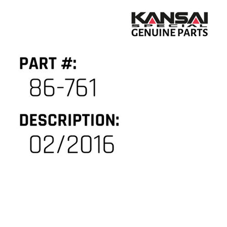 02/2016 - Kansai Special #86-761