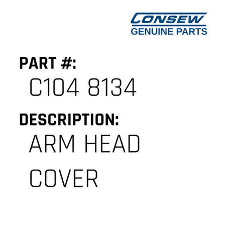 Arm Head Cover - Consew #C104 8134