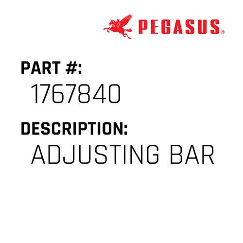 Adjusting Bar - Pegasus #1767840