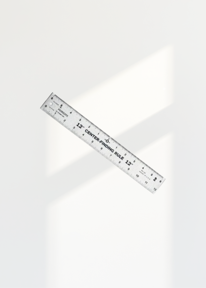 12 Center Find Rule - Universal FG23-112