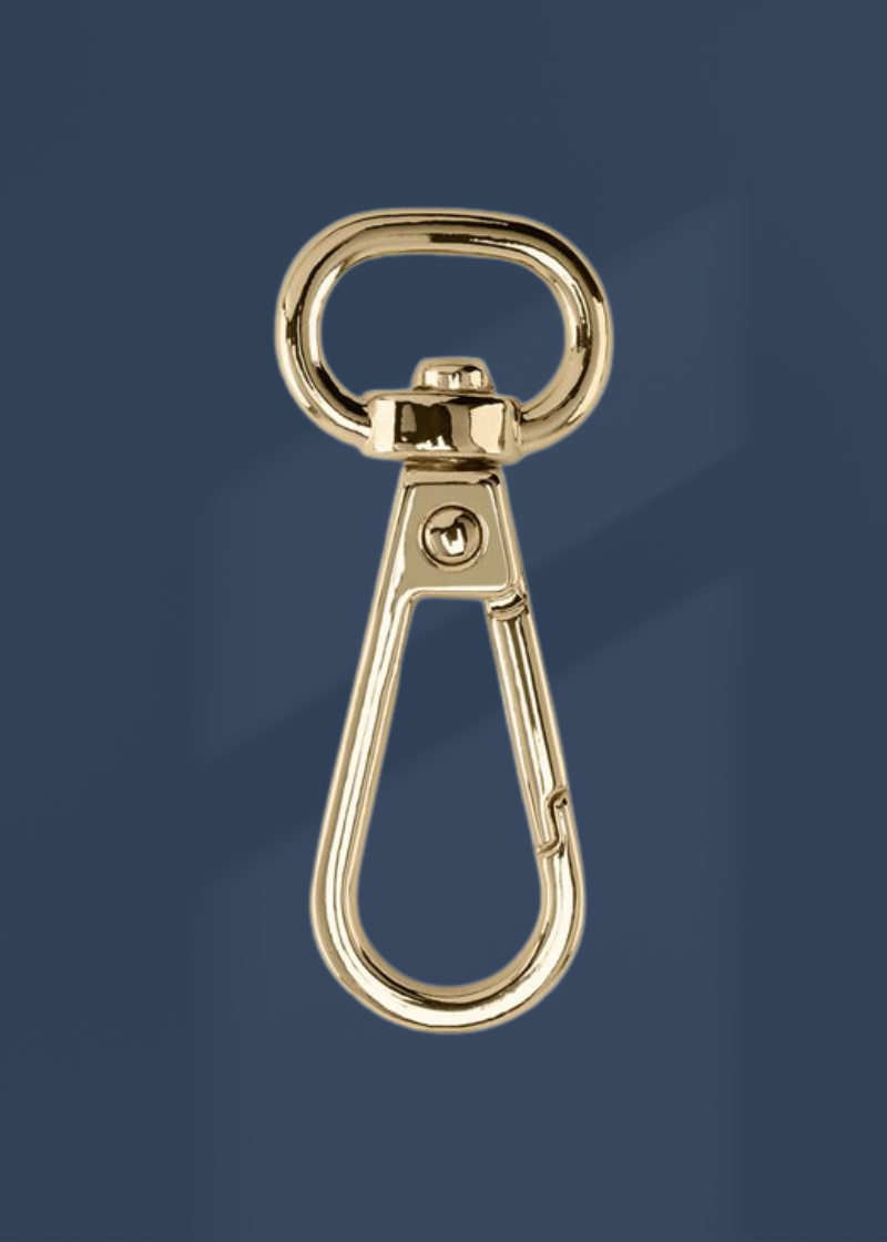 1/2" Swivel Hooks Bag Hardware - 2/Pack - Gold