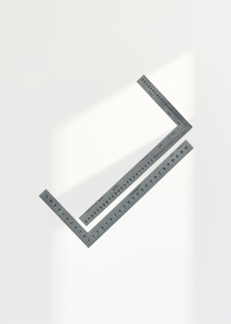 12 X 6 L-Sq Des Rule - Universal FG50-147