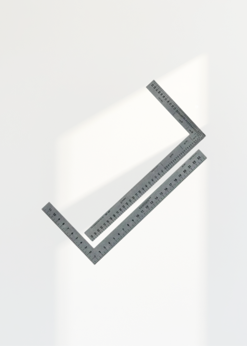 12 X 6 L-Sq Des Rule - Universal FG50-147