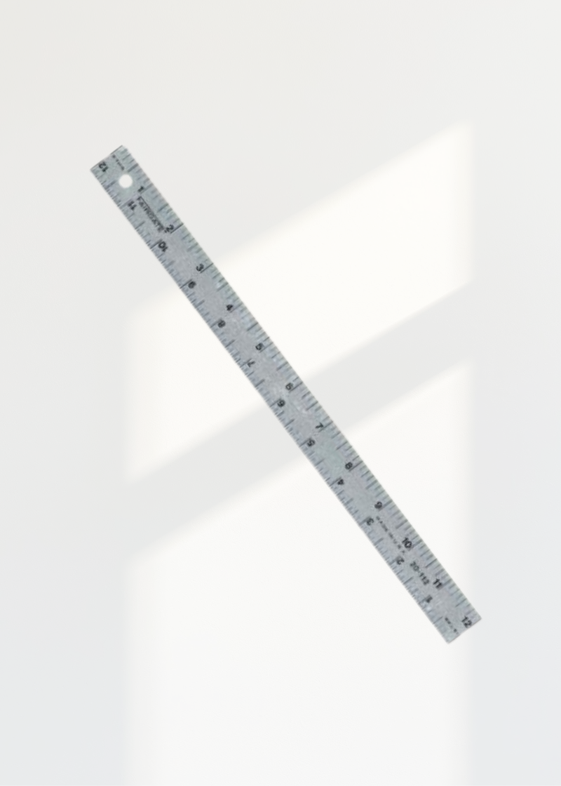 12X7/8 English Ruler - Universal FG20-112