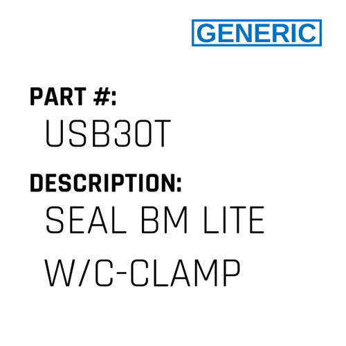 Seal Bm Lite W/C-Clamp - Generic #USB30T