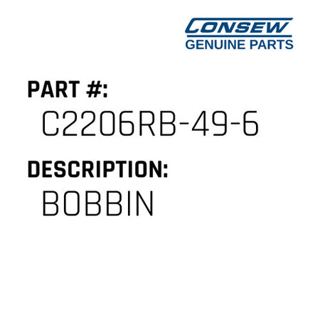 Bobbin - Consew #C2206RB-49-6