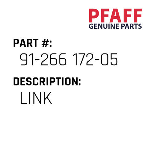 Link - Pfaff #91-266 172-05
