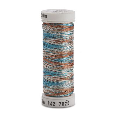 Sulky Metallic Vari 165yd 5ct Silver Copper Blue