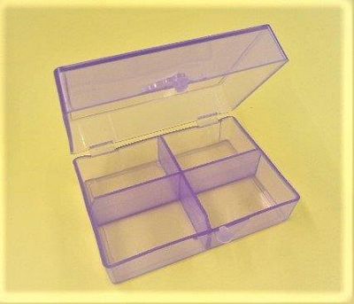 Bobbin box plastic with 4 compartments – 1431