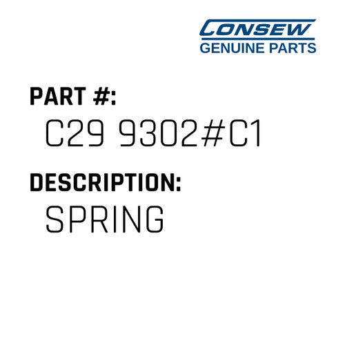 Spring - Consew #C29 9302#C1