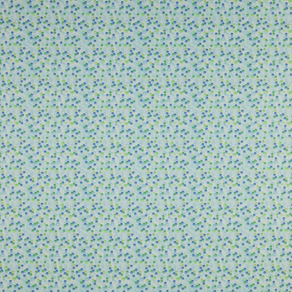 Enchanted Spring Fabric Collection - Honeycomb Geo Blue