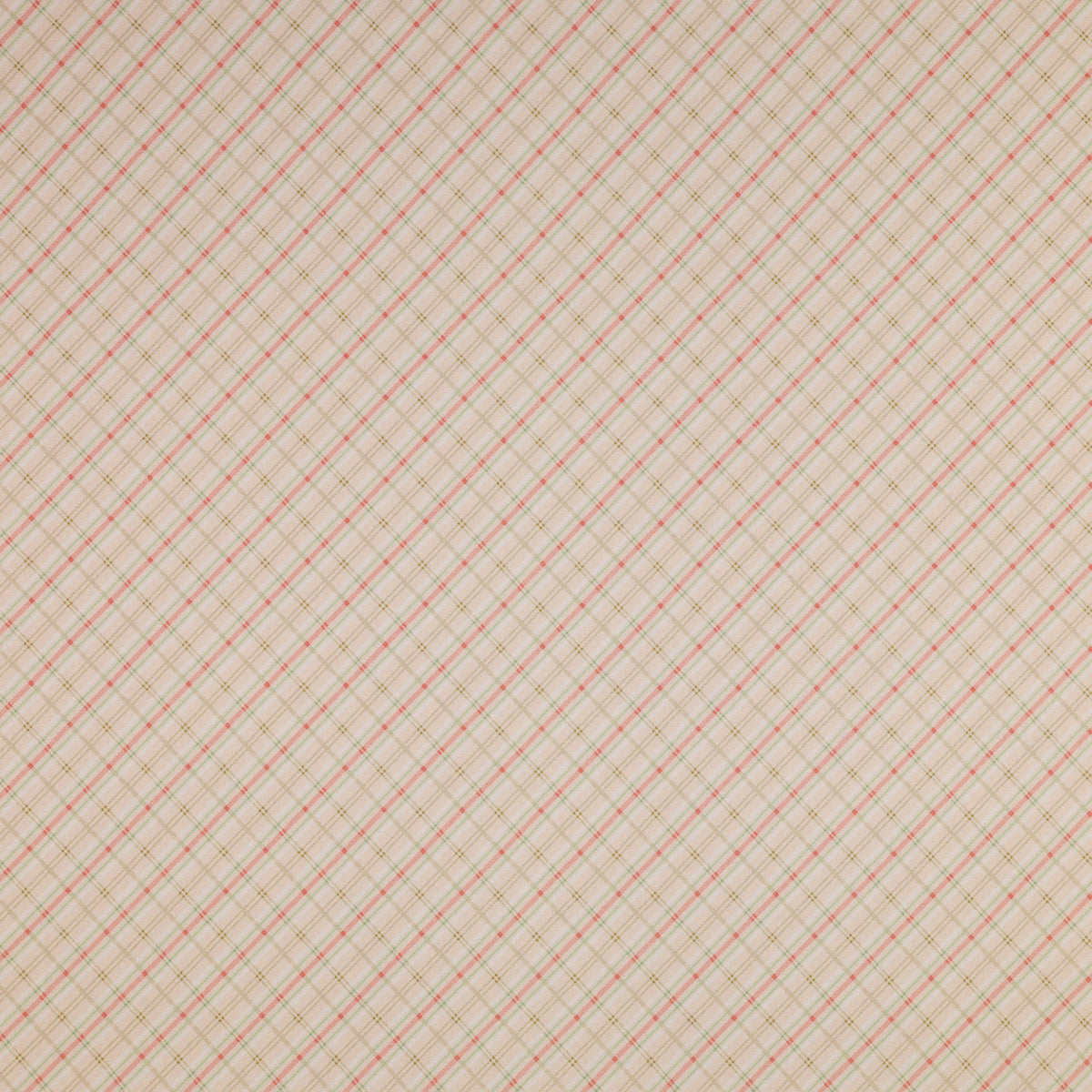 Enchanted Spring Fabric Collection - Pastel Plaid Pink