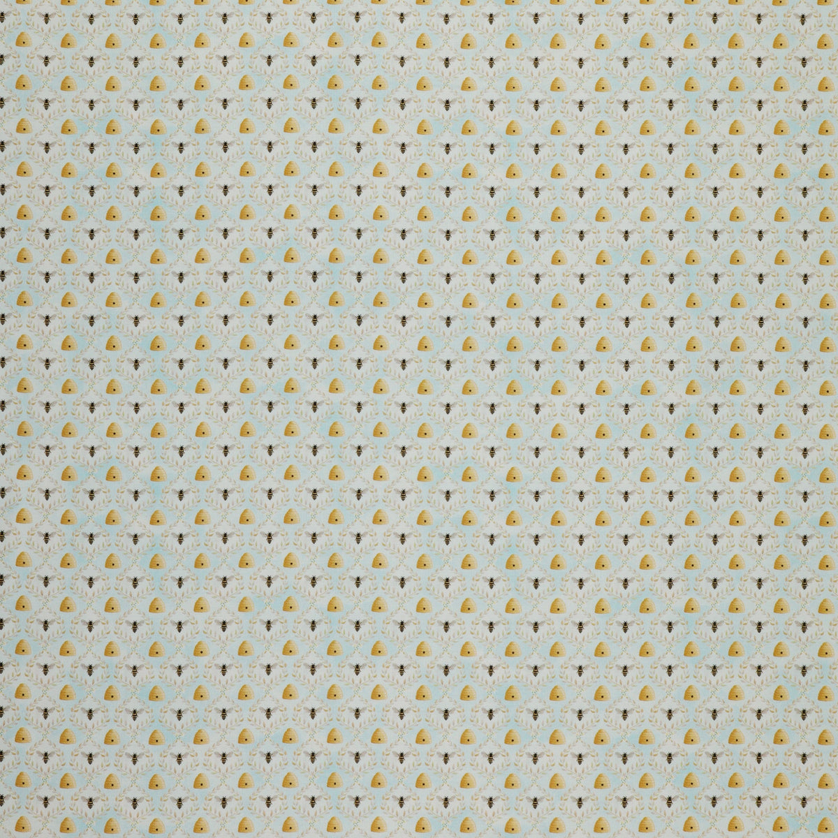 Enchanted Spring Fabric Collection - Sweet Bees Blue