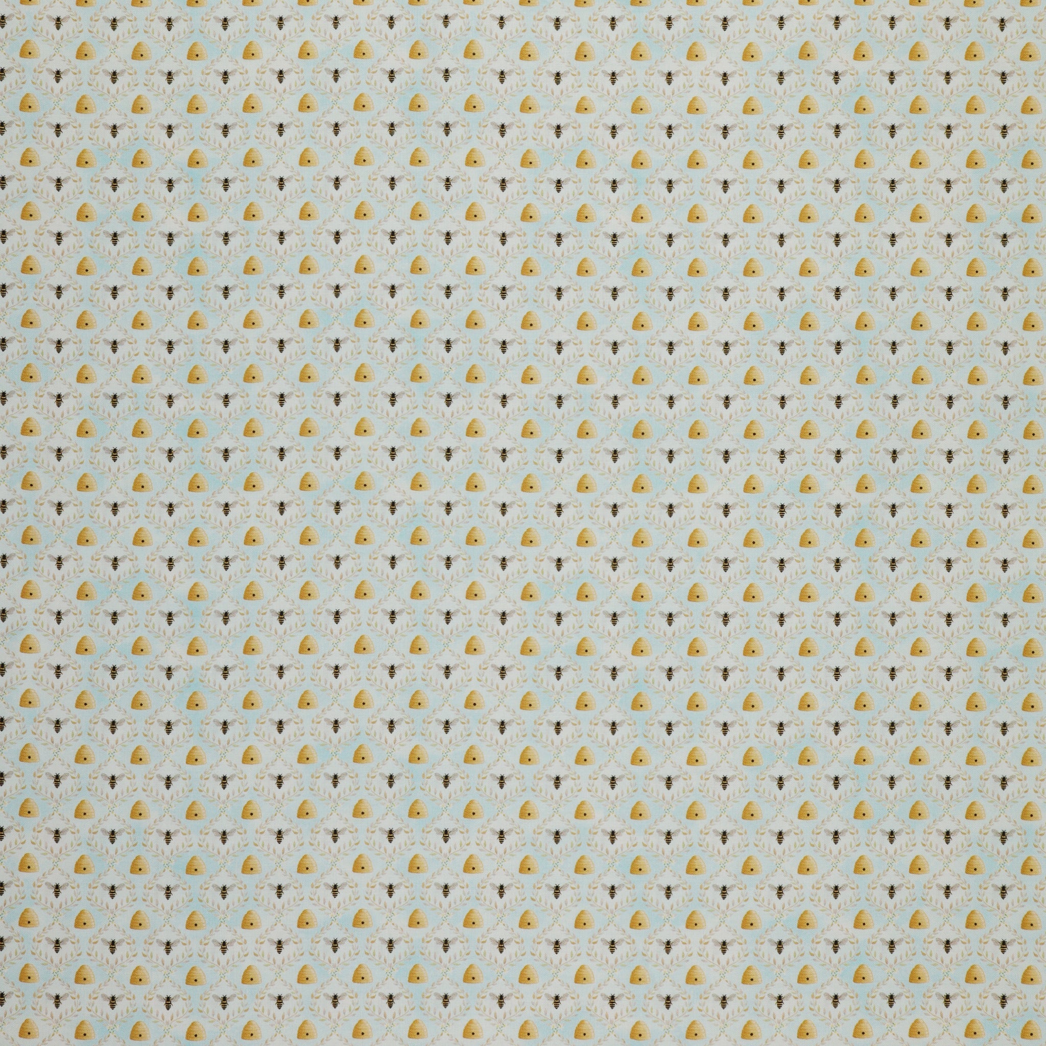 Enchanted Spring Fabric Collection - Sweet Bees Blue