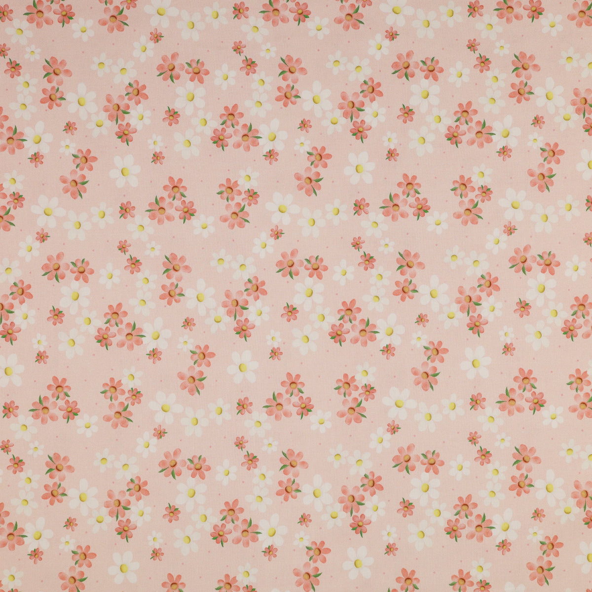 Enchanted Spring Fabric Collection - Blooming Daisies Pink