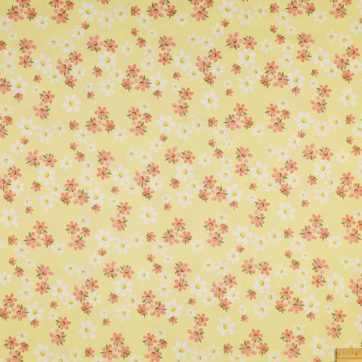 Enchanted Spring Fabric Collection - Blooming Daisies Yellow