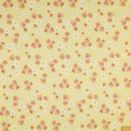 Enchanted Spring Fabric Collection - Blooming Daisies Yellow
