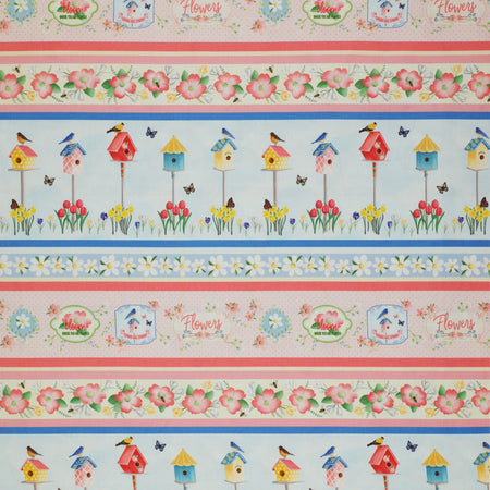 Enchanted Spring Fabric Collection - Enchanted Spring Stripe