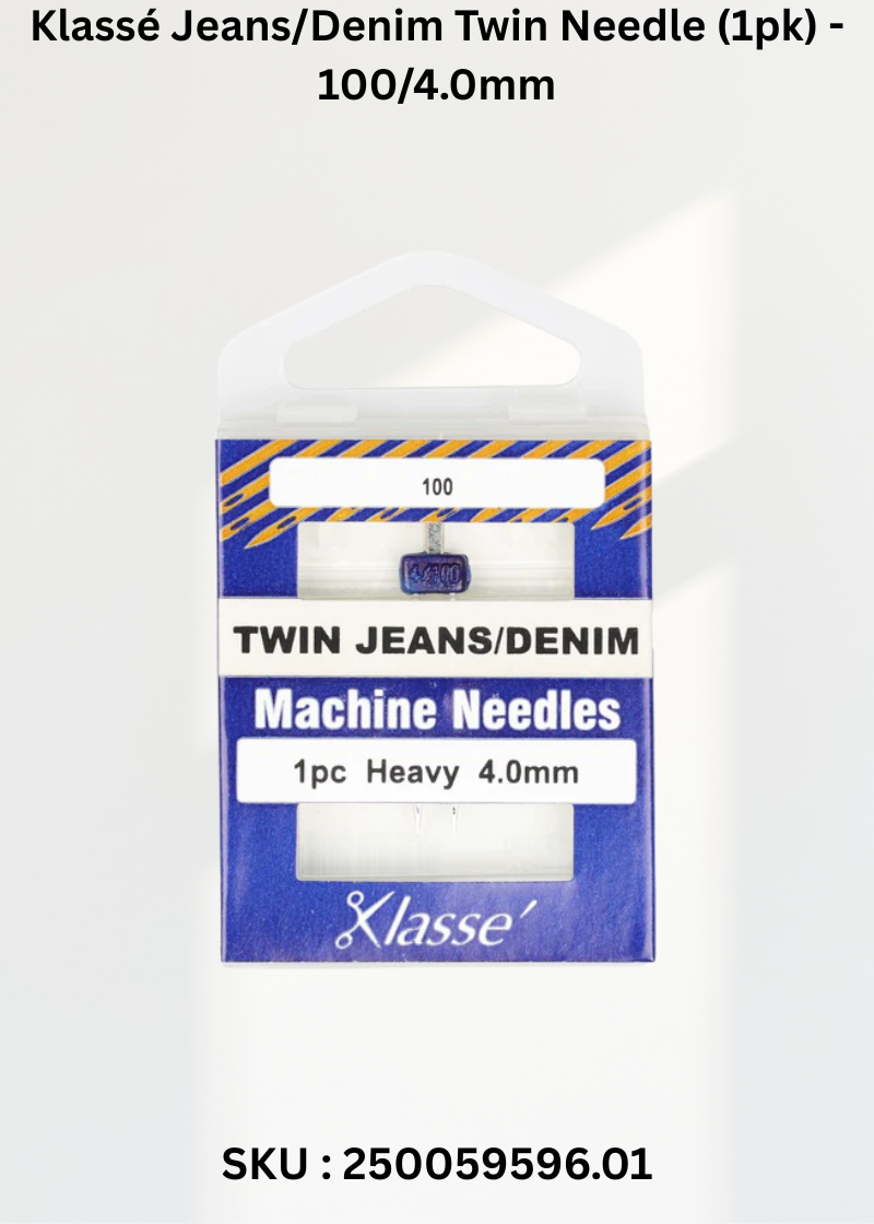 Klassé Jeans/Denim Twin Needle (1pk) - 100/4.0mm