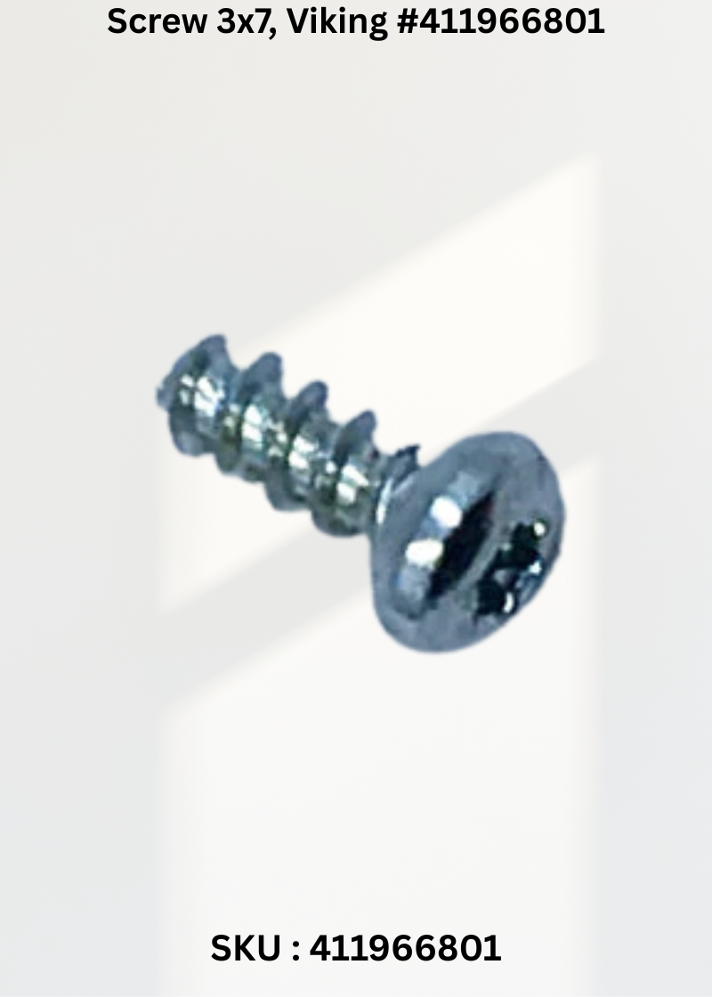 Screw 3x7 for Viking 411966801