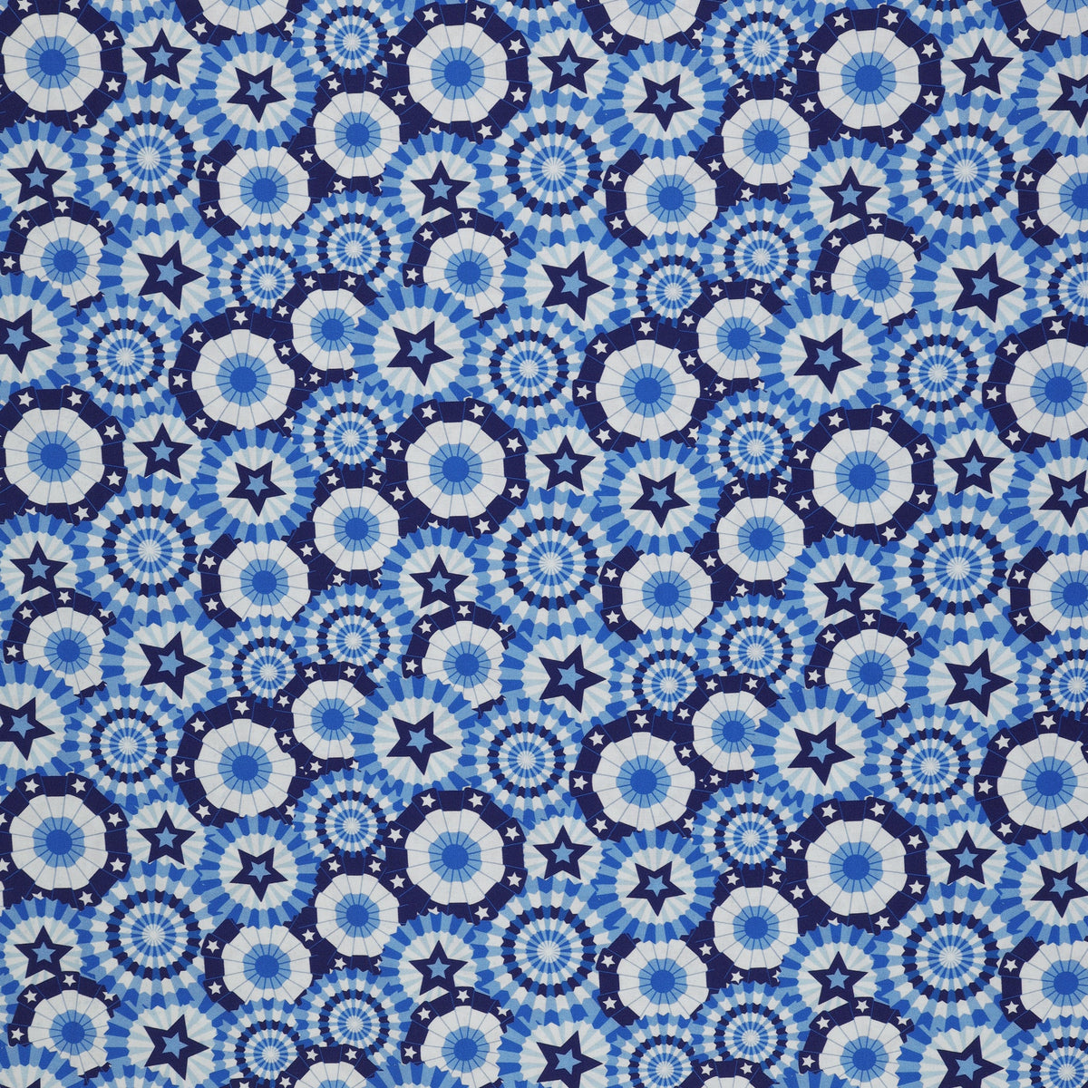 Patriotic 108" Wide Quilt Backing - Blue
