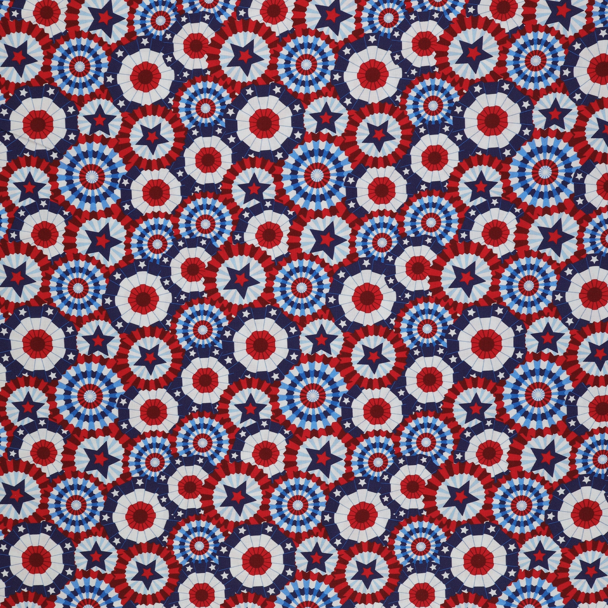 Patriotic 108" Wide Quilt Backing - Multi