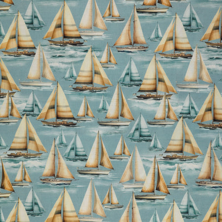 Coastal Escape Fabric Collection - Set Sail Ocean