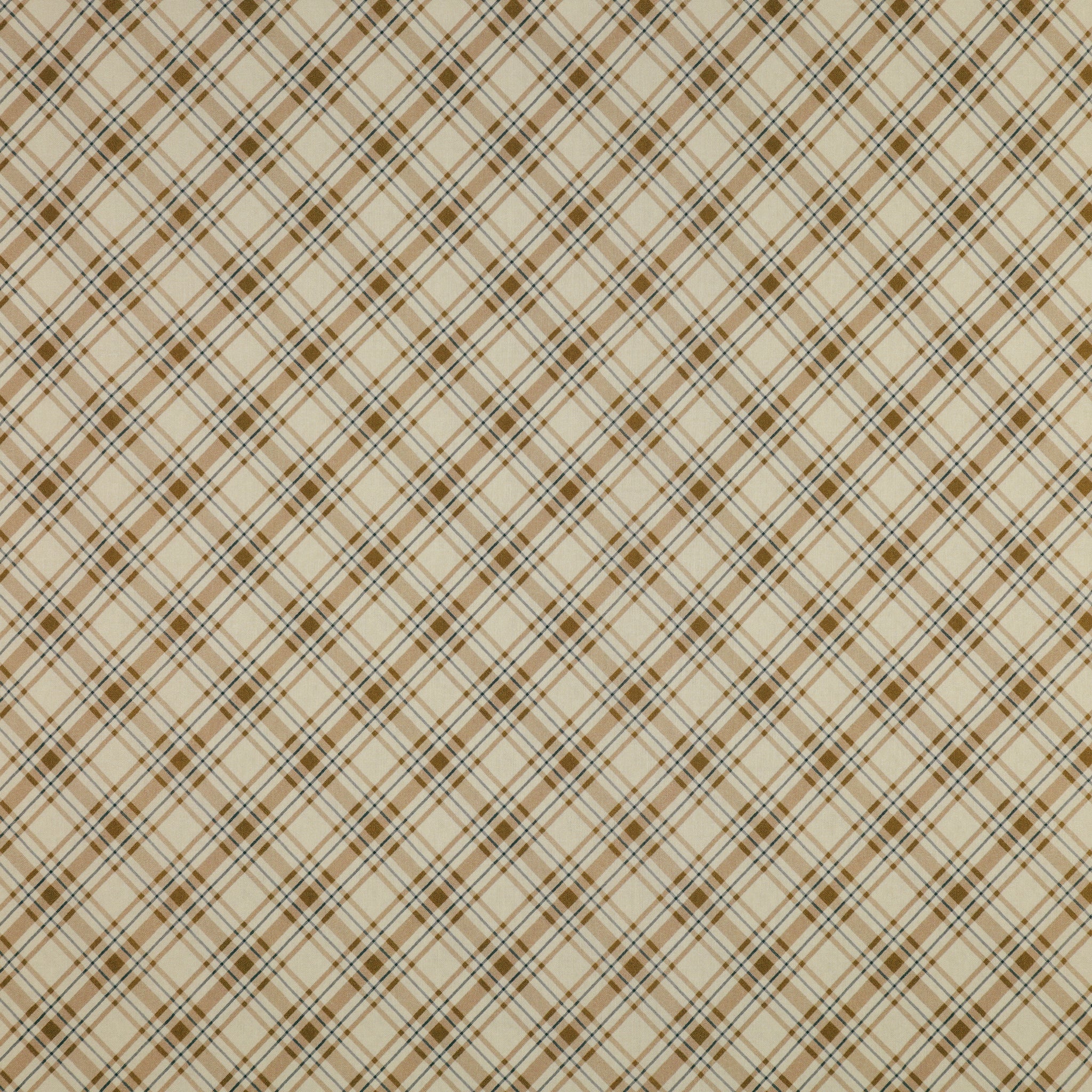 Coastal Escape Fabric Collection - Maritime Plaid Neutral