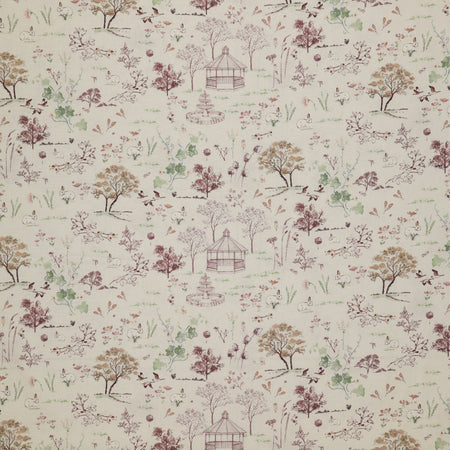 Sweet Meadow Fabric Collection - Gazebo Garden Cream