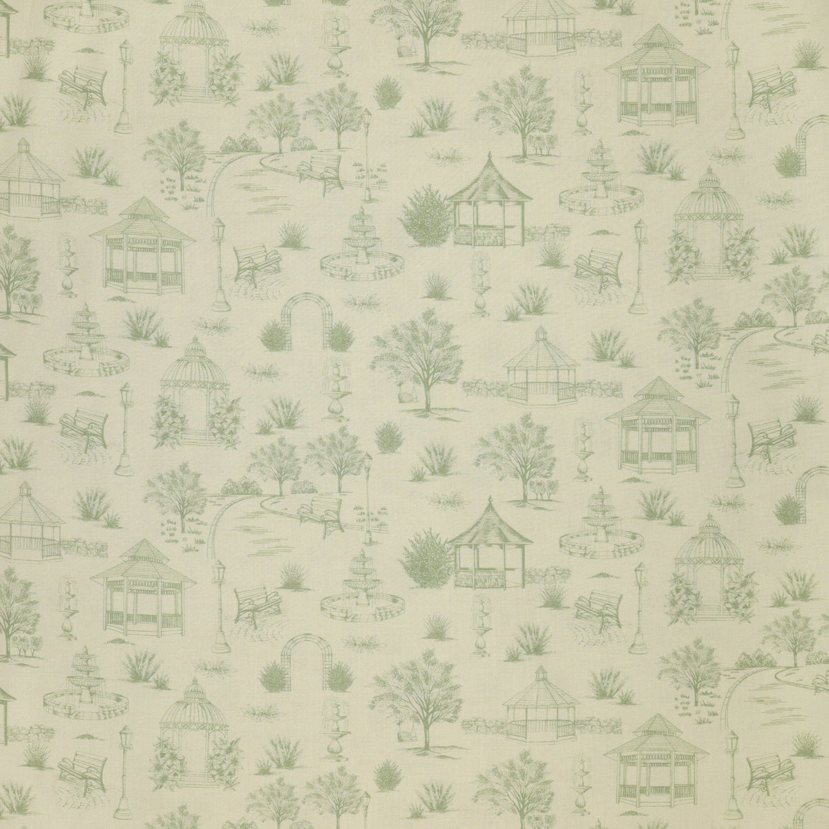Sweet Meadow Fabric Collection - Garden Toile Cream