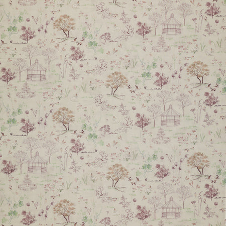 Sweet Meadow Lawn Fabric Collection - Meadow Scenic Cream