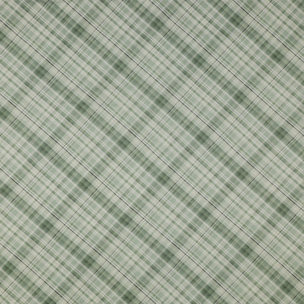 Sweet Meadow Lawn Fabric Collection - Plaid Lawn Sage